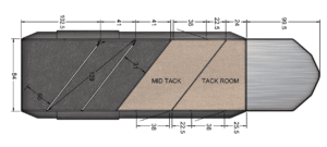Gooseneck 3 Horse Trailer with Angled Mid Tack