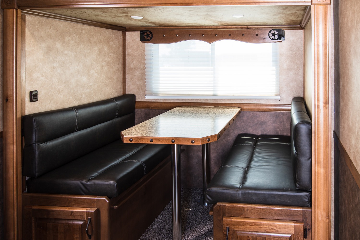 Dining Area - Standard Package - Living Quarters Horse Trailer